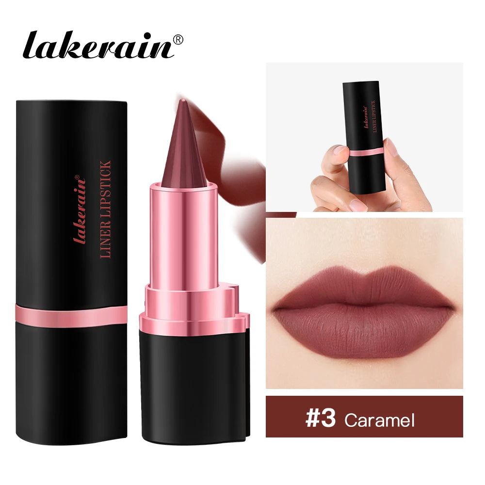 Gradient Lip Liner Lipstick Long Lasting Waterproof Matte Makeup Non Sticky Contouring Tint Lip Liner Crayon Lip Cosmetics