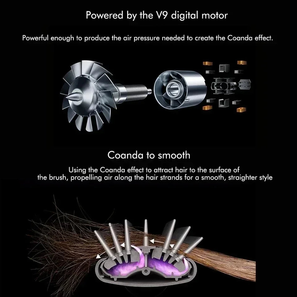 5 in 1 Multifunctional hair dryer Straightener Curling iron Curling iron with brush Hot air comb Styling set