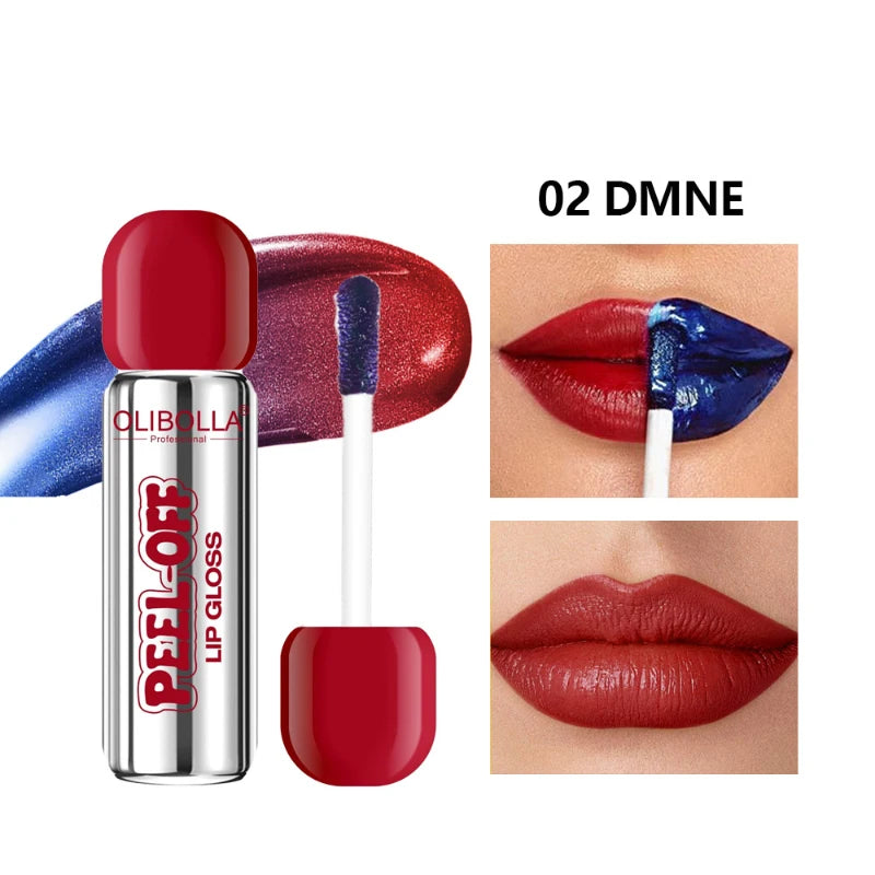 Peel-Off Tattoo Lip Gloss - Waterproof Peel-Off Lip Mask,Lasting Lip Stain Moisture & Nourishment Lip Makeup for All Skin Types