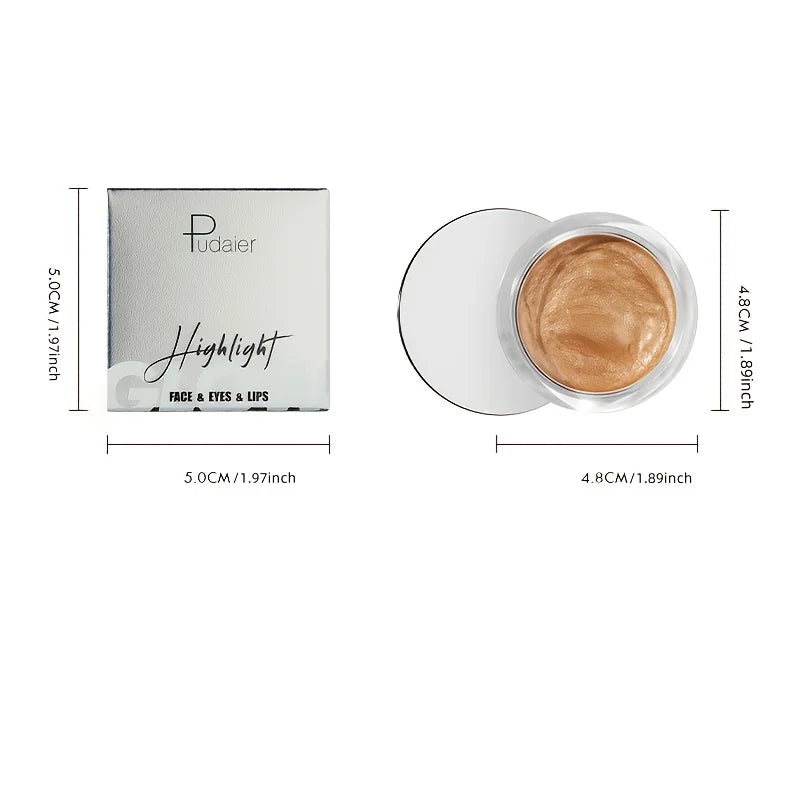 9 colors of liquid highlighter, waterproof and not easy to fade, multi-functional, cheeks & eyes & face & lips & body