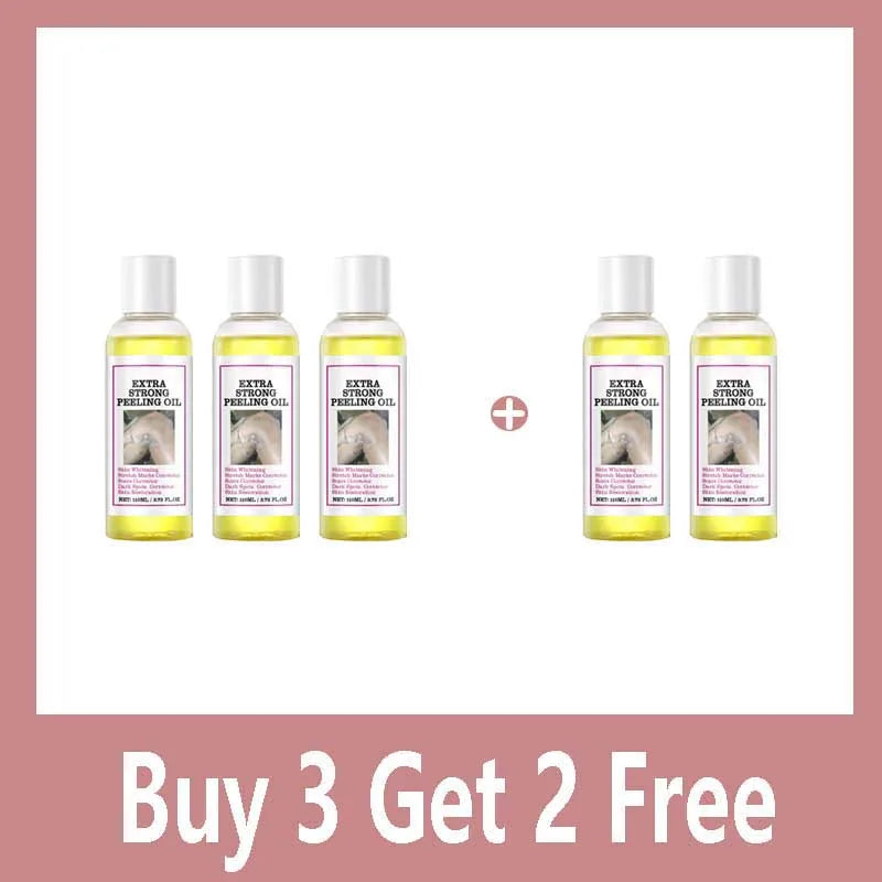 Exfoliating Yellow Skin Oil For Body Skin Moisturizing Nourishing Brightening Firming Moisturizing Massage&Beauty Care Oil 110ml