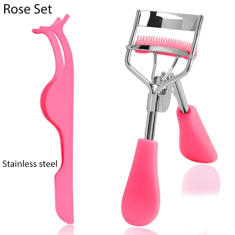 Eyelash Curler Natural Curl Beauty Tool Portable Stainless Steel False Eyelash Curling Clip Cosmetic Eyes Makeup Beauty Tools