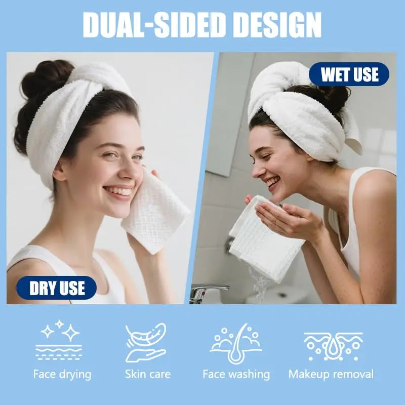 Disposable Face Towels 10"×12" Makeup Remover and Clean Soft and Thick Dry Wipes Facial Tissue XL Towelettes 50 Count