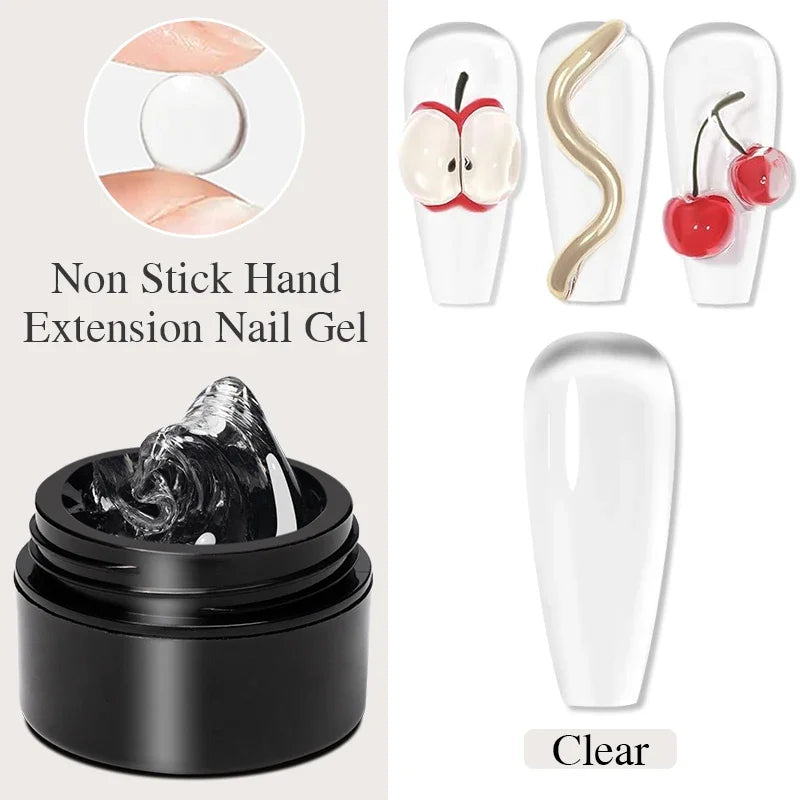 15ML 4 in 1 Builder Nail Gel For Quick Extension Nail Reinforcement Construction UV Gel Polish Semi-permanent Nail Art Varnish