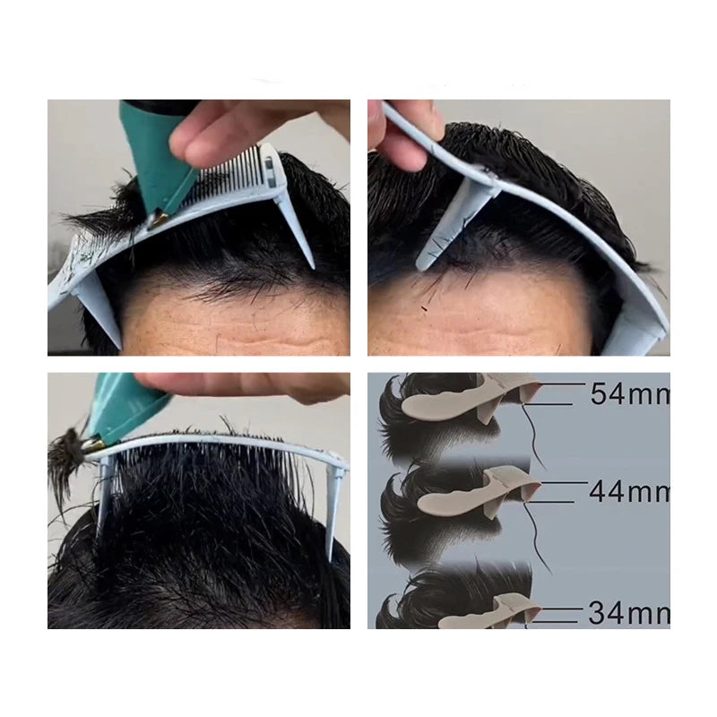 1/3Pcs Barber Hair Comb Kit Flat Top Hair Cutting Fading Stying Fade Comb Men Fade Brush Salon Hair Tool Accessories
