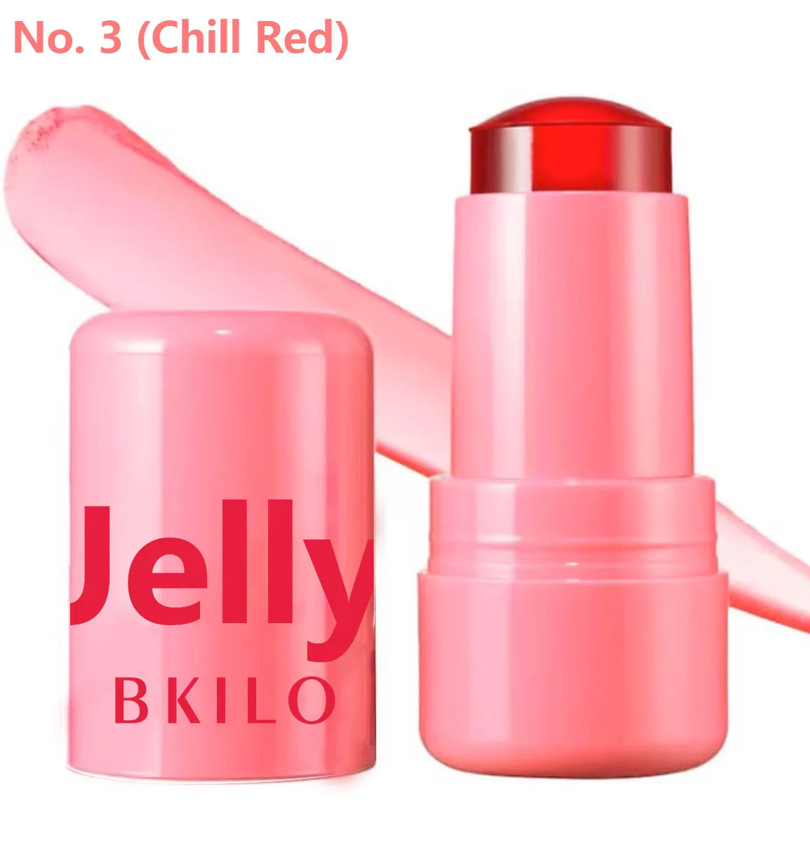 Milk Jelly Powder Blusher 3-in-1 Moisturized Blusher Stick Long Lasting Brighten Matte Facial Contour Rouge Makeup Lip Tint