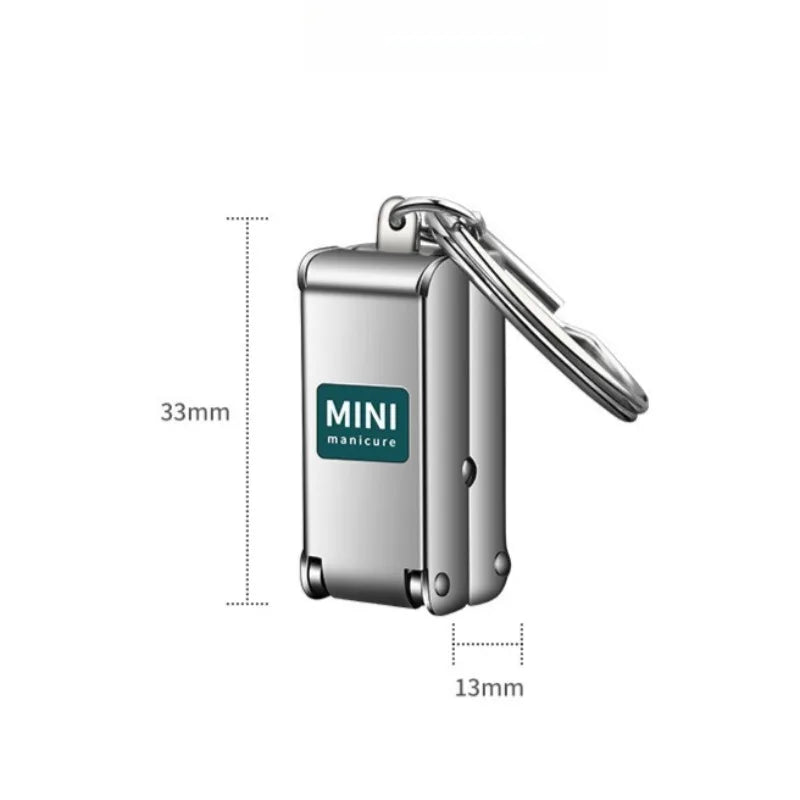 1pcs Nail Clippers Collapsible Portable Travel Fingernail Nail Scissors Cutter Stainless Steel Manicure Tools Clippers Trimmers