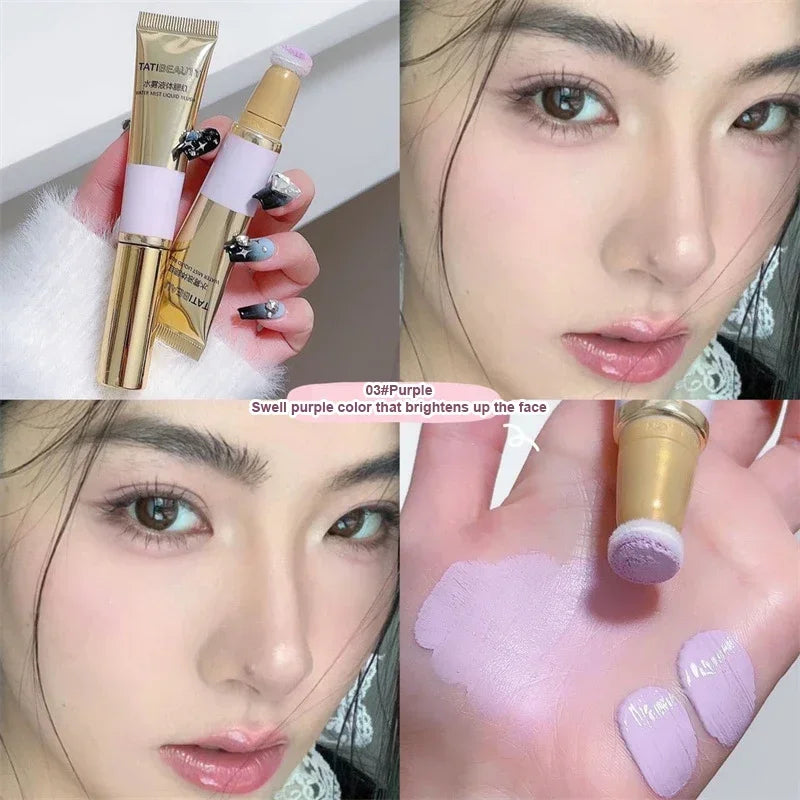 Liquid Blush Velvet Matte Blusher Face Pigment Lasting Beauty Natural Cream Cheek Tint Pink Peach Blush Korean Makeup Cosmetics
