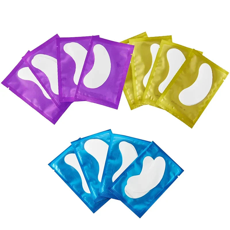 50Pairs/Lots Eye Patches Eyelash Extension Under Eye Pads Hydrogel Patches For Extension Padding For Eyelash Extension Makeup