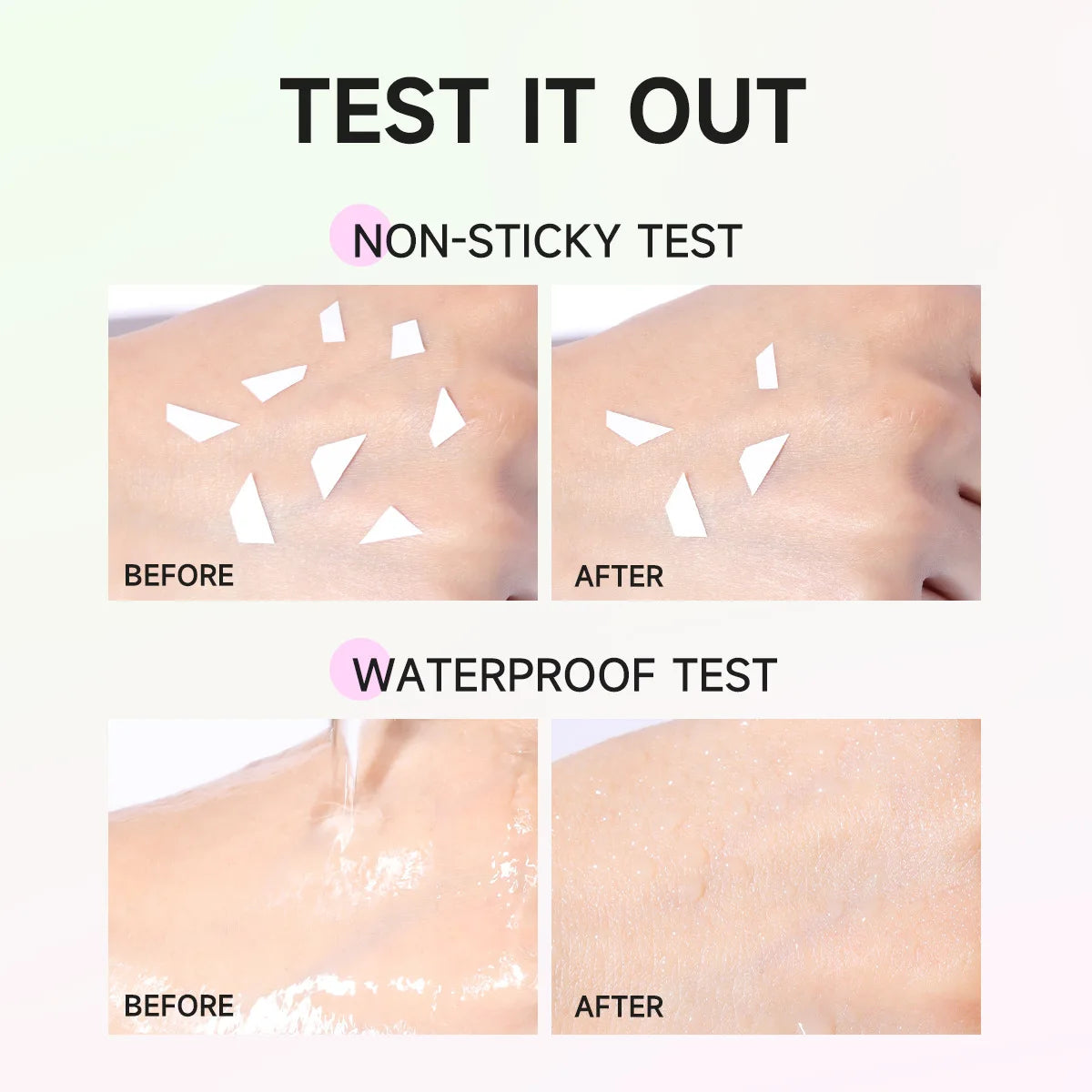 Three-color primer, primer primer, moisturizing, concealer, facial primer, brightening, correcting skin tone