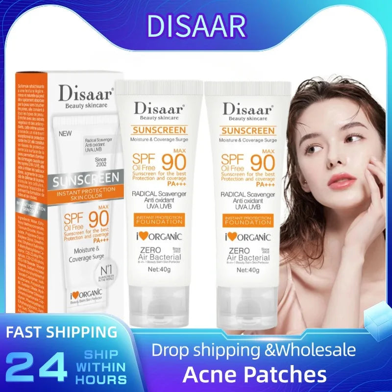 High SPF Facial Body Sunscreen Sun Cream Sunblock Skin Moisturizer Nourishing UV Protective Cream Anti Sun Face Protection Cream