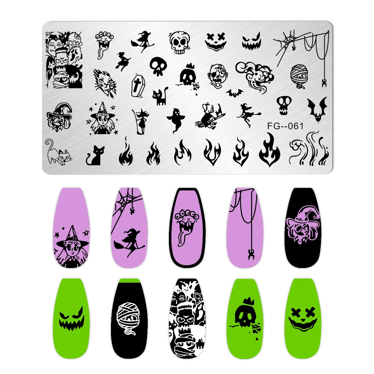 Cartoon Bear Nail Stamping Plates Fruit ice cream cake Floral Flower Leaf Printing Stencil Nail Stamp Templates Nail Art Tools