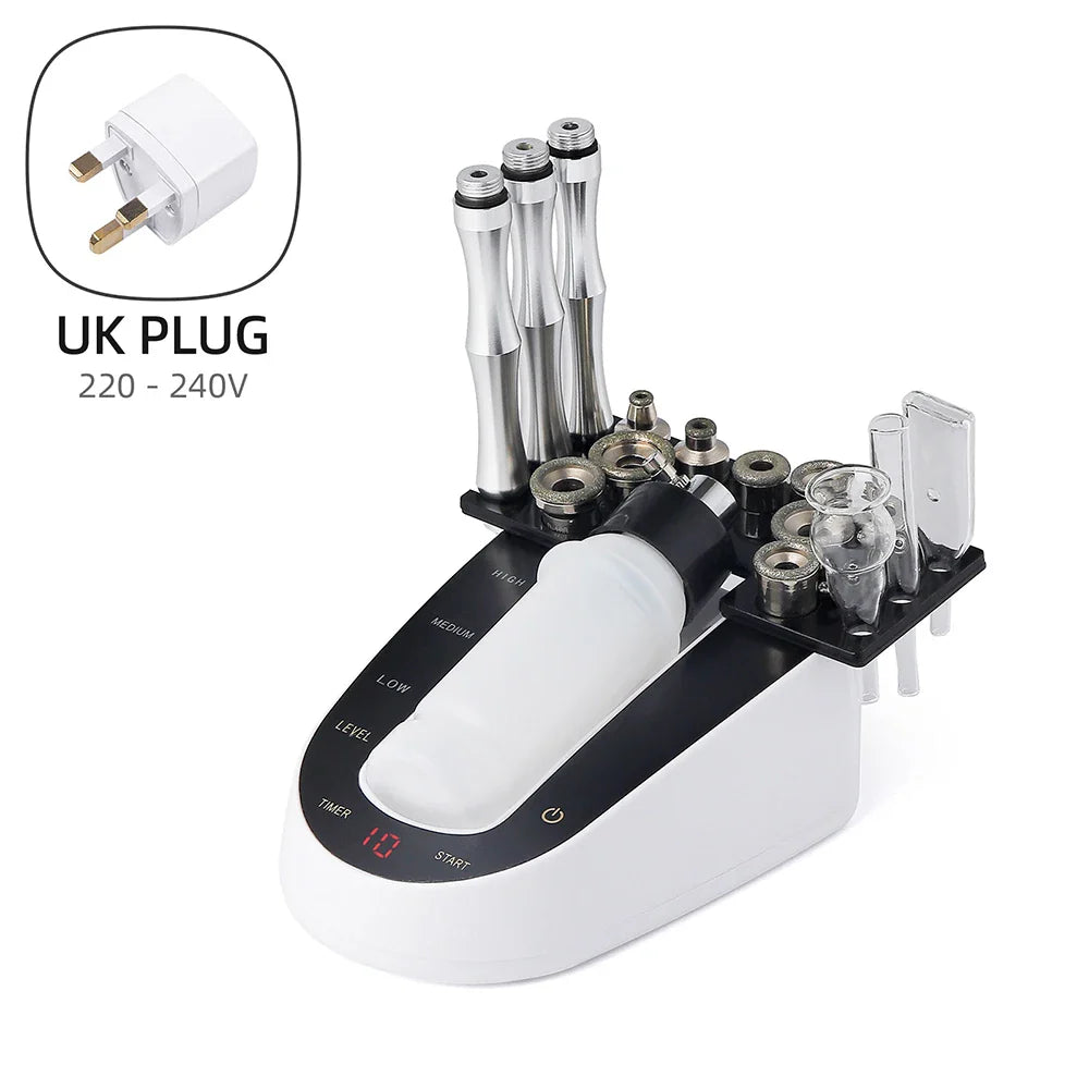 Home Use Facial Diamond Microdermabrasion Machine Face Peeling Beauty Machine Skin Exfoliation Pore Deep Cleaning SPA Skin Care