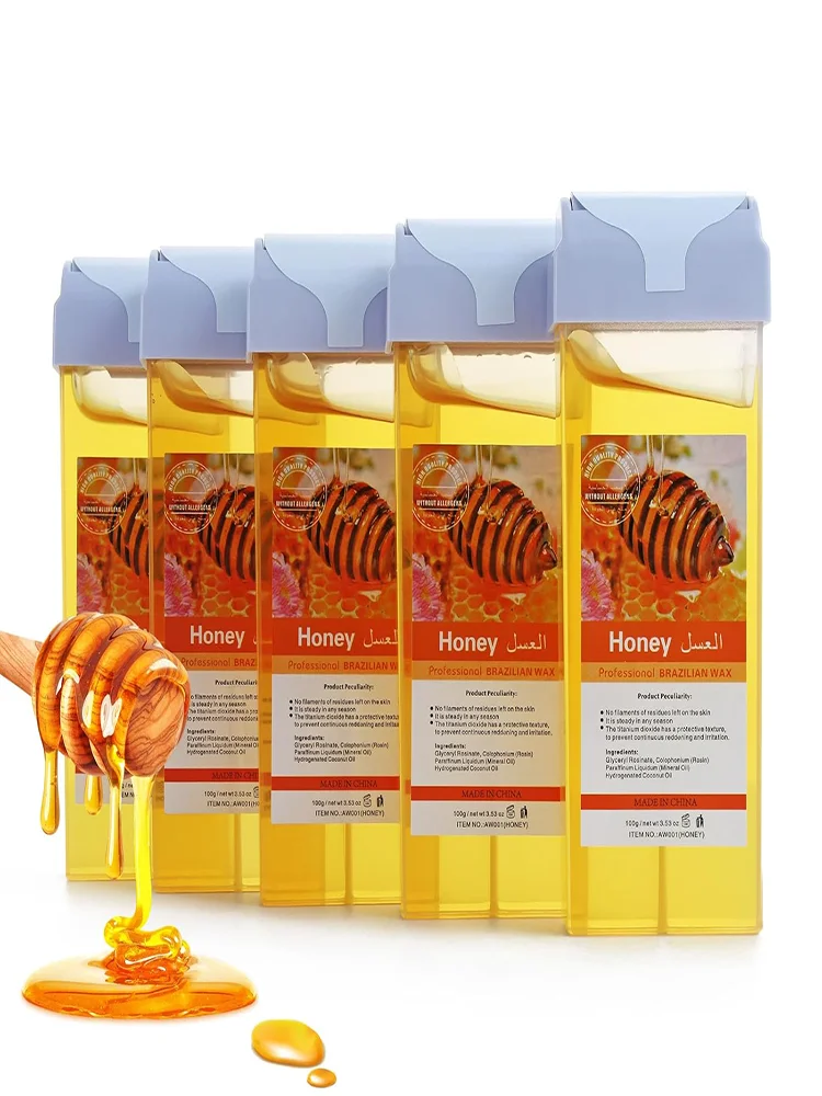 Roll on Wax Refill Painless Roll On Wax For Hair Removal Depilatory Cartridge Wax Warmer For Lavender Bikini Body Hair Removal