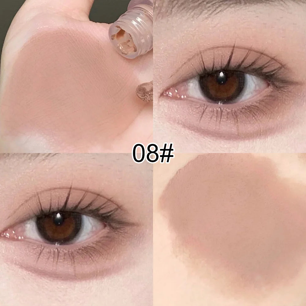 Kakashow Mist Eyeshadow Liquid Matte Pearlescent Shimmer Brightens Earth-colored Liquid Eyeshadow, Complete Eyemakeup in 3 Min