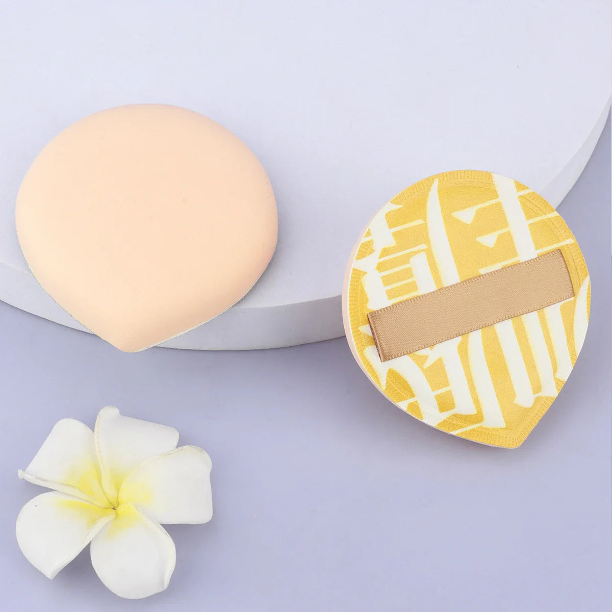 1 pcs Air Cushion Cosmetic Puff Set With Storage Box Makeup Cotton Candy Sponge Soft Leather Clip Wet Dry Use Makeup Tools