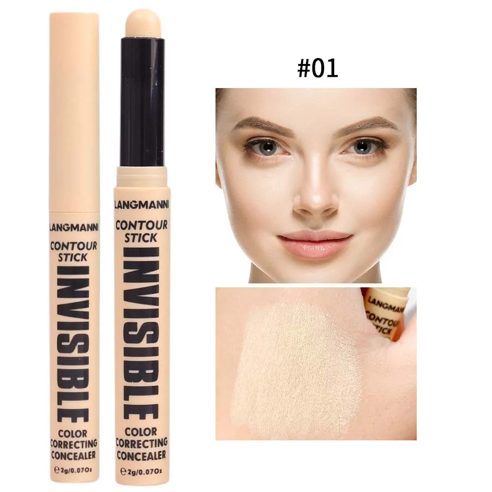 6 Colors Concealer Stick Face Primer Base Makeup Covering Facial Blemishes Contour Cosmetics Red Green Concealer Cream Stick