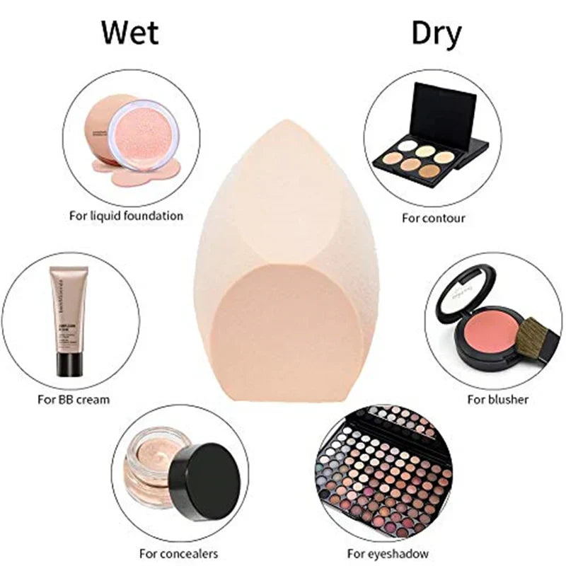 1/2Pcs Extra Large Makeup Sponge Foundation Cosmetic Puff Dual Use Soft Powder Puffs Concealer Beauty Sponge Blender Makeup Puff