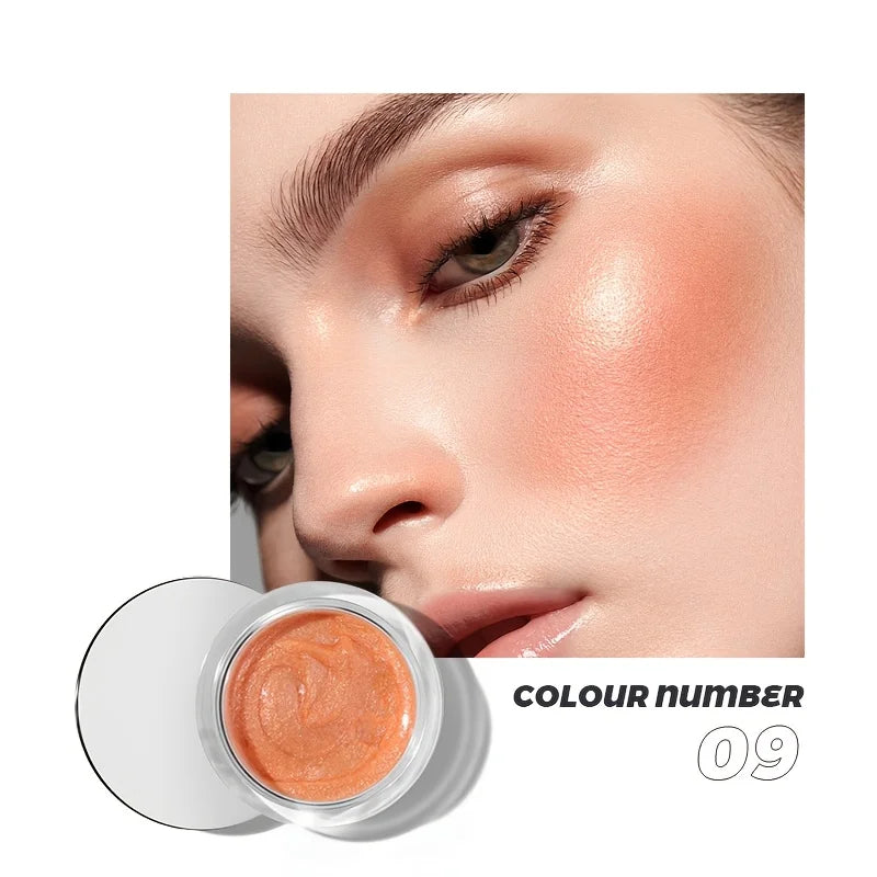 9 colors of liquid highlighter, waterproof and not easy to fade, multi-functional, cheeks & eyes & face & lips & body