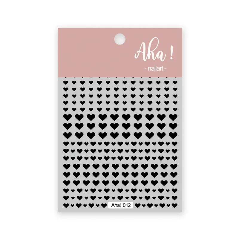1Pcs Star/Moon/Cross Nail Art Stickers Gold/Silver Holographic Star Nail Decals Self-Adhesive 3D Manicure Decor