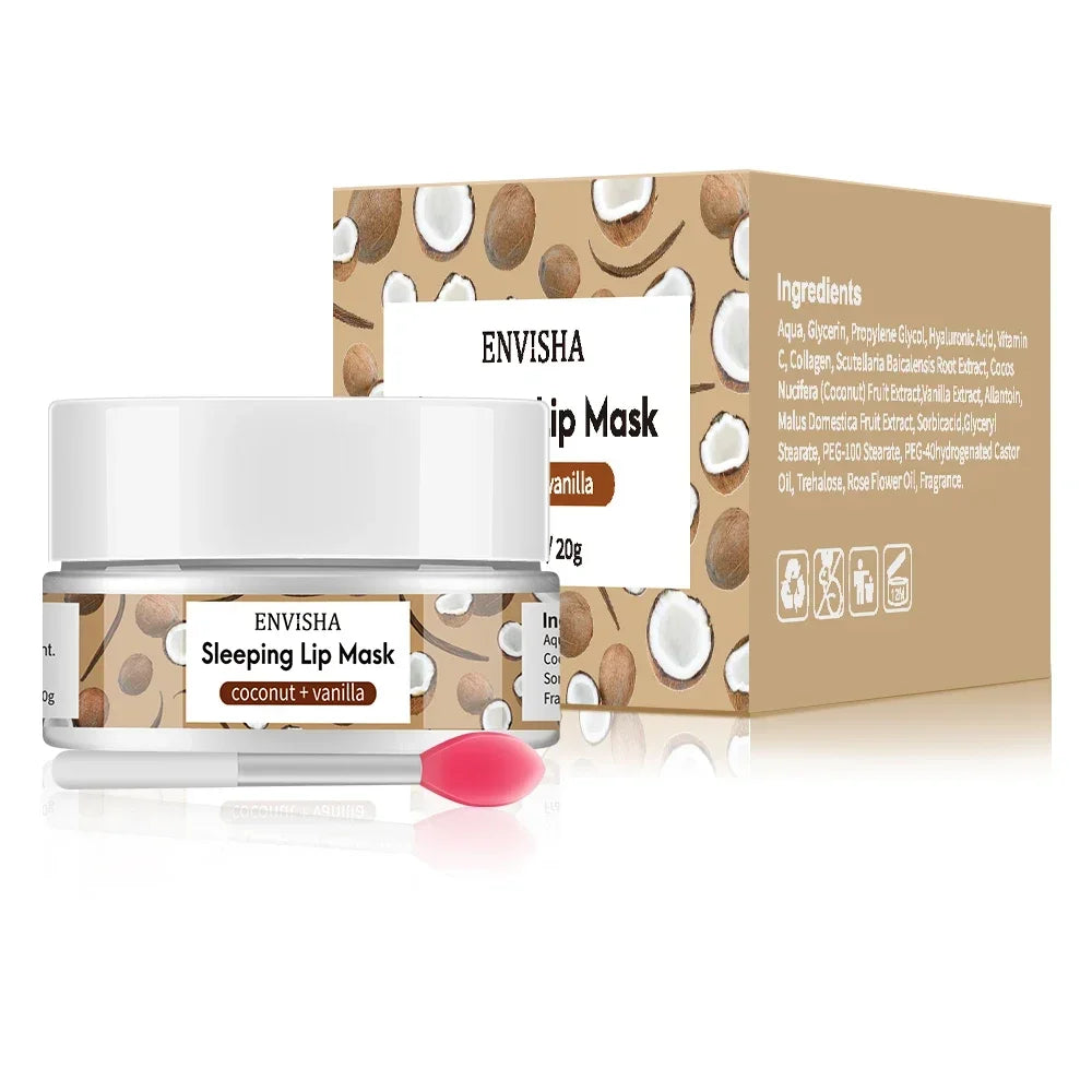 Lip Mask Sleeping Maintenance Moisturizing Fade Lines Nourishing Balm Skin Care Beauty Health Exfoliating Anti Drying Watermelon