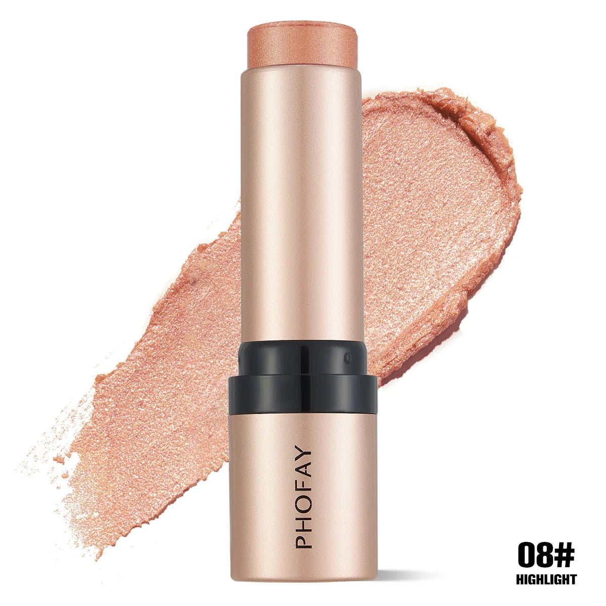 PHOFAY Contour Sticks, Highlighter Stick, Blush Stick, 3-Piece Cream Contour Set Including Contour Brush, Creates Facial Contour