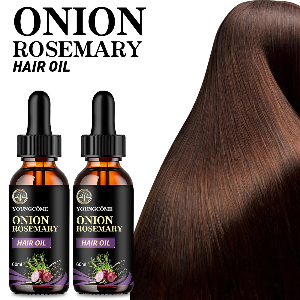 Hair Rapid Growth Essential Oil Onion Rosemary Hair Care Essential Oil Hair Regeneration Effective Hair Loss Product