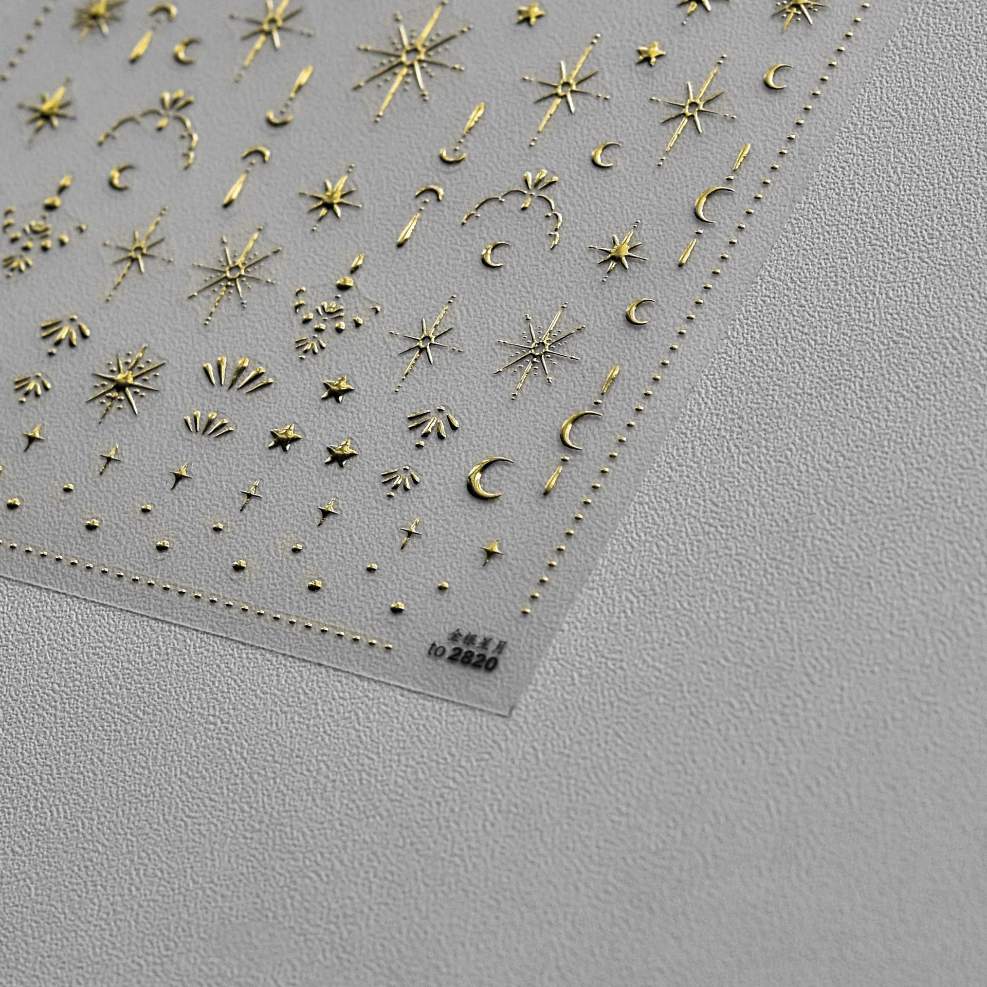 Bronzing Nails Sticker Ice Transparent Star Back Adhesive Nail Art Stickers Cool Five-pointed Star Manicure Decoration 3D Decals