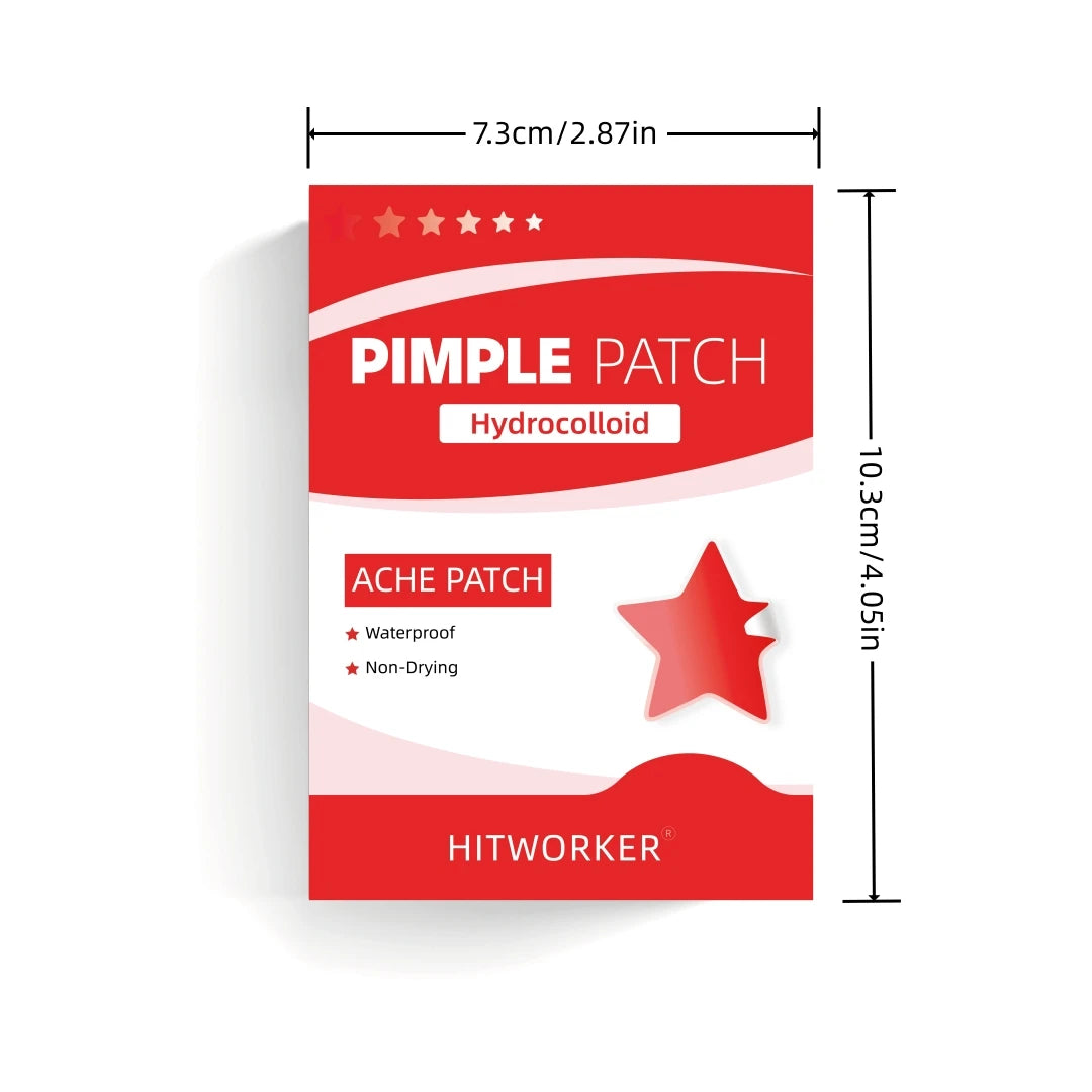 720Pcs Colorful Cute Star Heart Shaped Acne Treatment Sticker Invisible Acne Cover Pimple Patch Skin Care