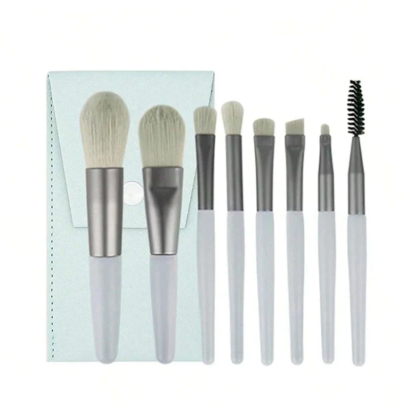 8Pcs Makeup Brush Set Makeup Concealer Brush Blush Loose Powder Brush Eye Shadow Highlighter Foundation Brush Beauty Tools
