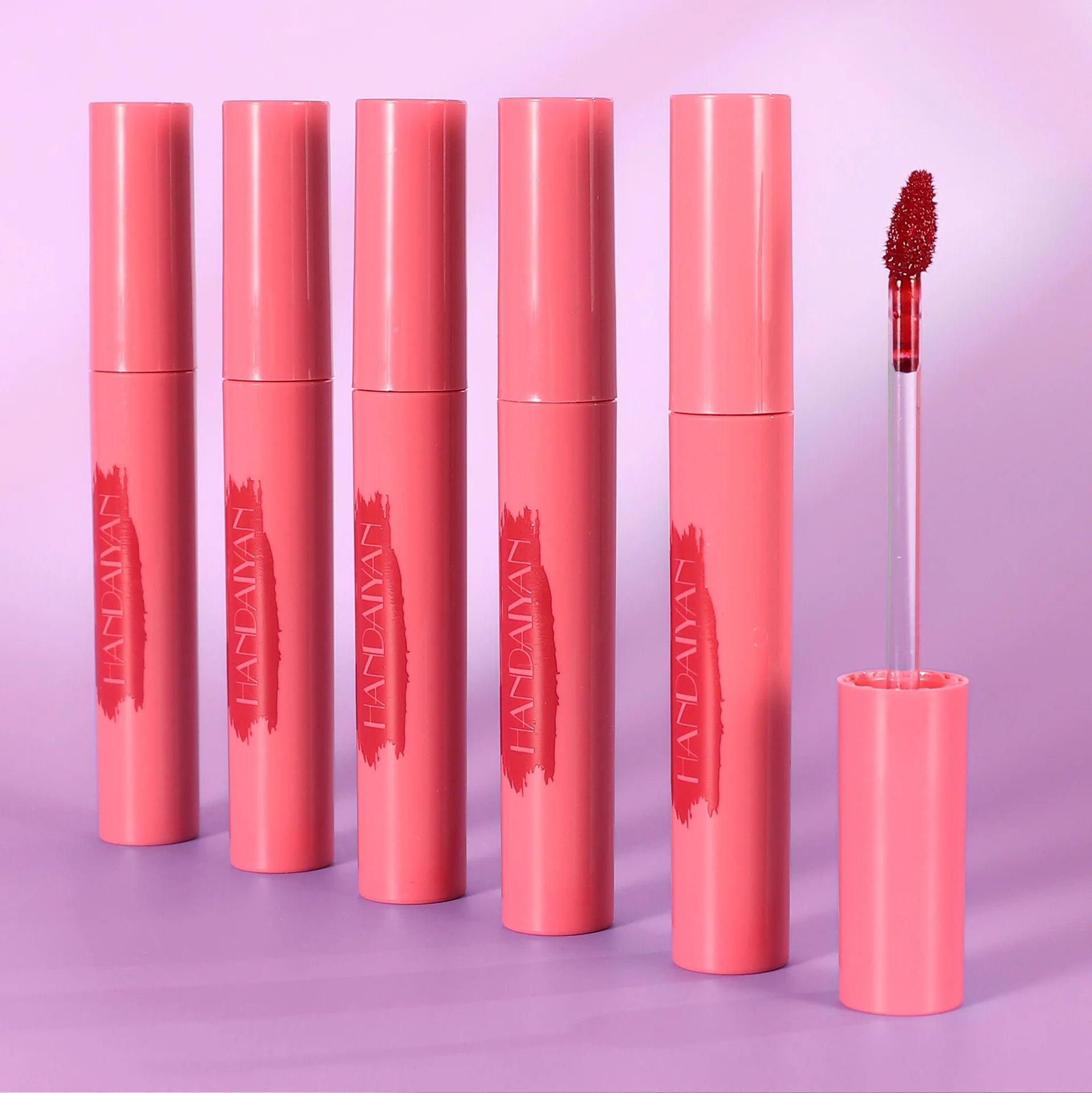 6 Colors Tear-Off Liquid Lipstick Matte Lip Tint Peel Off Lip Glaze Waterproof Long Lasting Makeup Sexy Red Lip Gloss Cosmetics