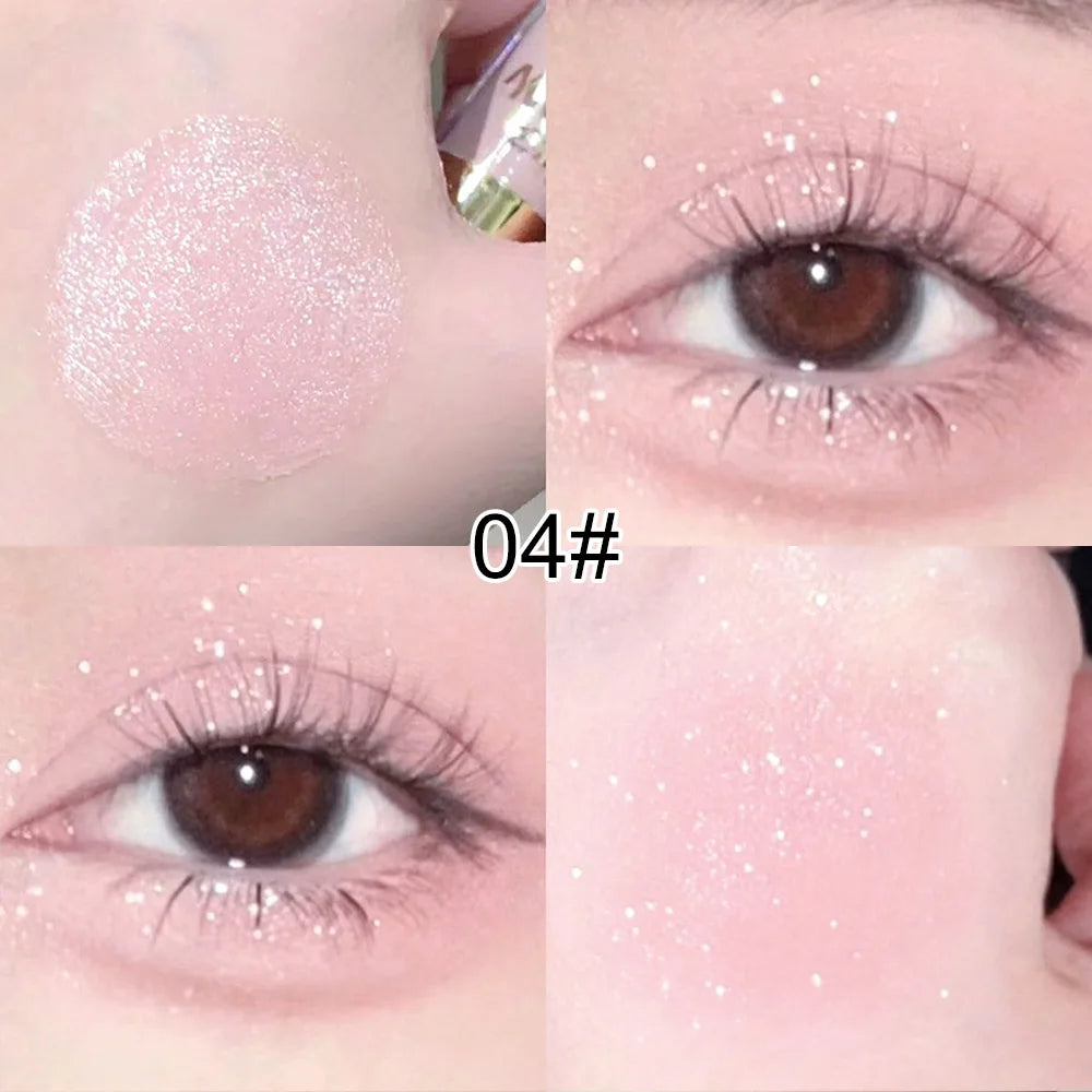 Kakashow Mist Eyeshadow Liquid Matte Pearlescent Shimmer Brightens Earth-colored Liquid Eyeshadow, Complete Eyemakeup in 3 Min