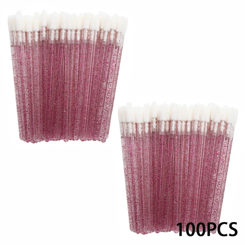 100/300PCS Disposable Lip Brush Makeup Brushes Lipstick Applicator Wands Wholesale Eyelashes Extension Tool Beauty Accessories