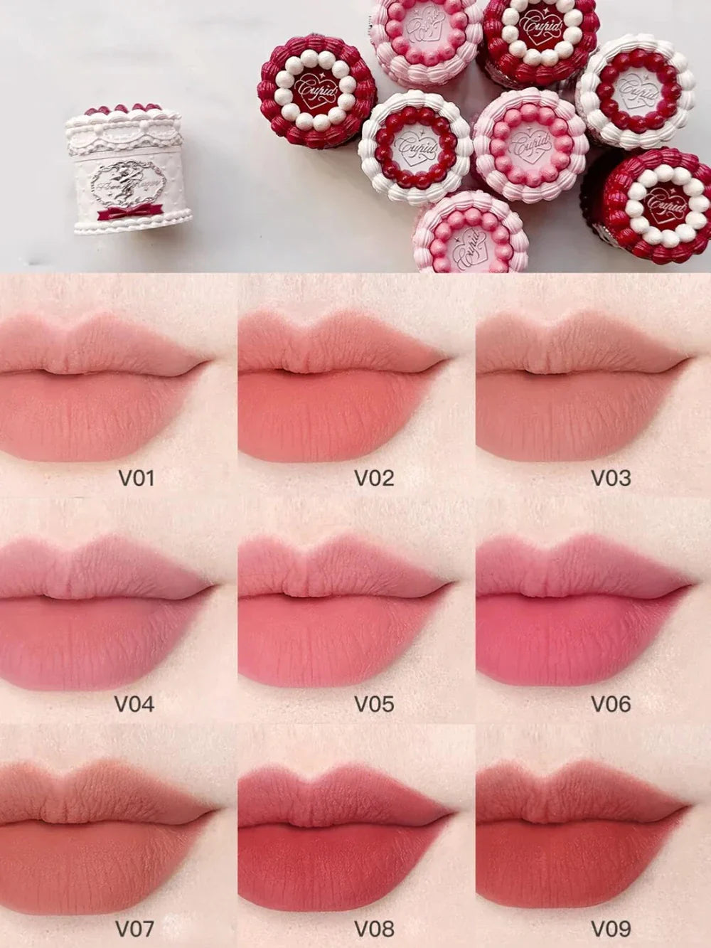 Flower Knows Stay Sweet 8 Pc Full Face Makeup Set Eyeshadow Blush Contour Lip Cream Hydrating Soft Matte Pigment Glowy Kit