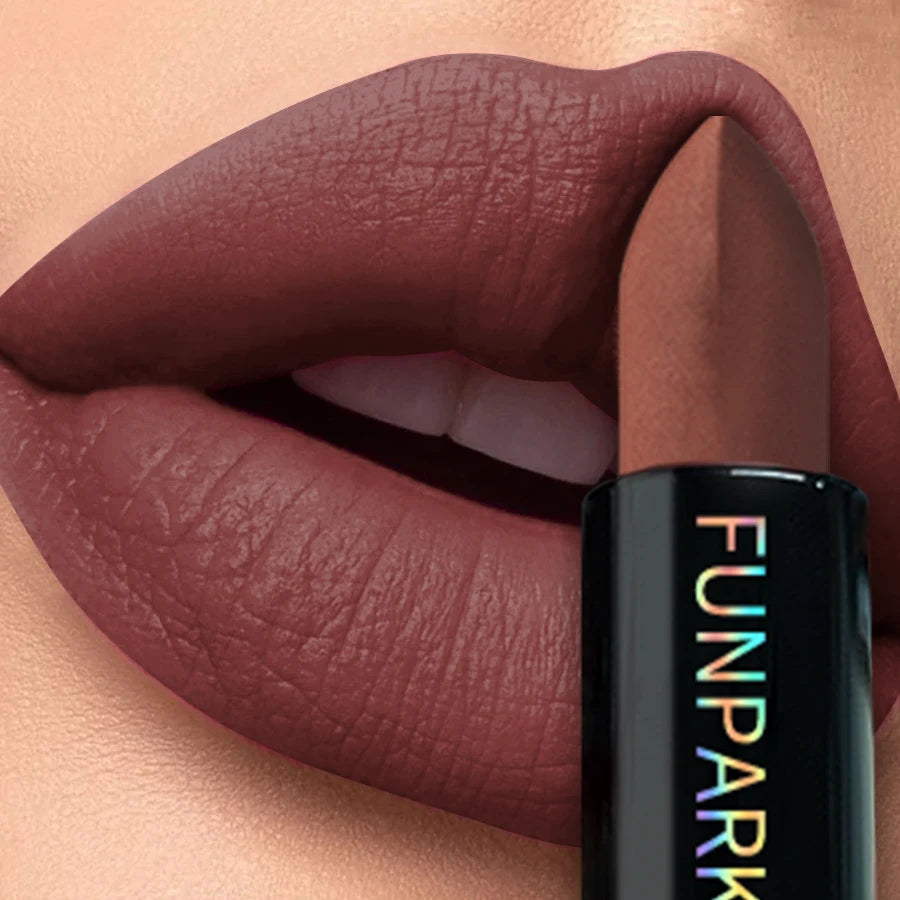 25-Color Matte Lipstick Waterproof Long Lasting Velvet Finish Lip Tint Smooth Matte Lip Color Smudge-proof Lip Liner Lip Makeup