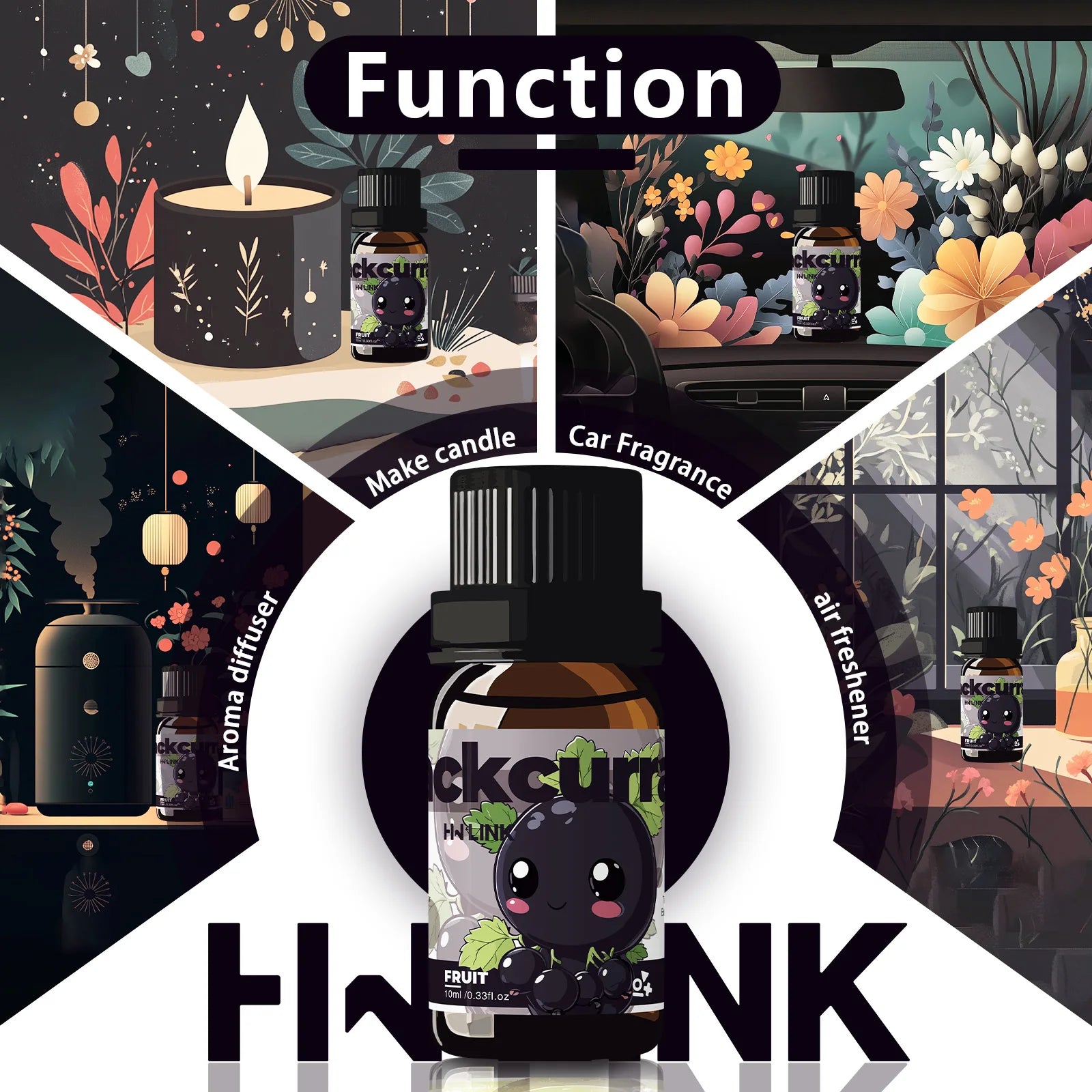 10ml Blackcurrant Essential Oils Perfumes Fragrance Oils For Aromatherapy Diffusers Home Yoga Skin Care