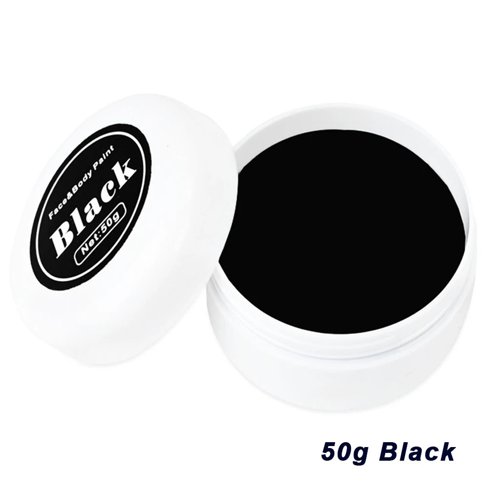 Professional Halloween Makeup Kit Face Body Paint White Black Red Special Effects Christmas Cosplay Party Supplies