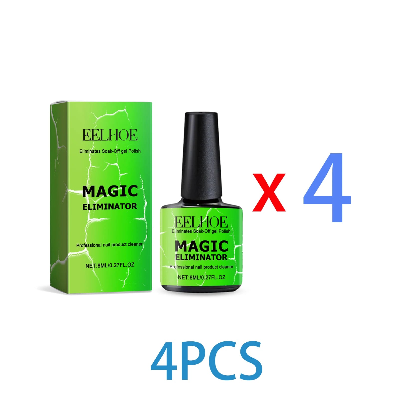 Gentle Nail Gel Remover Soak Off Solution for Acrylic Builder Gel Easy Removal Without Damaging Nails No Residue Fast Acting 8ml