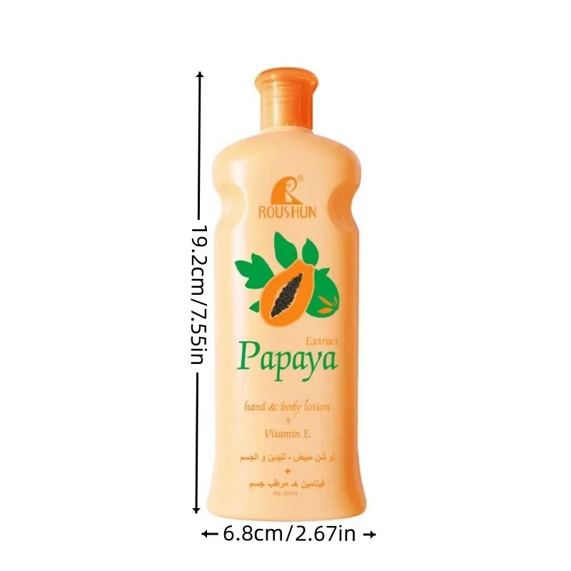 Papaya Body Lotionbody lotionMoisturizing Body Lotion Four Seasons Skin Rejuvenation Hydrating Lotion Nourishing