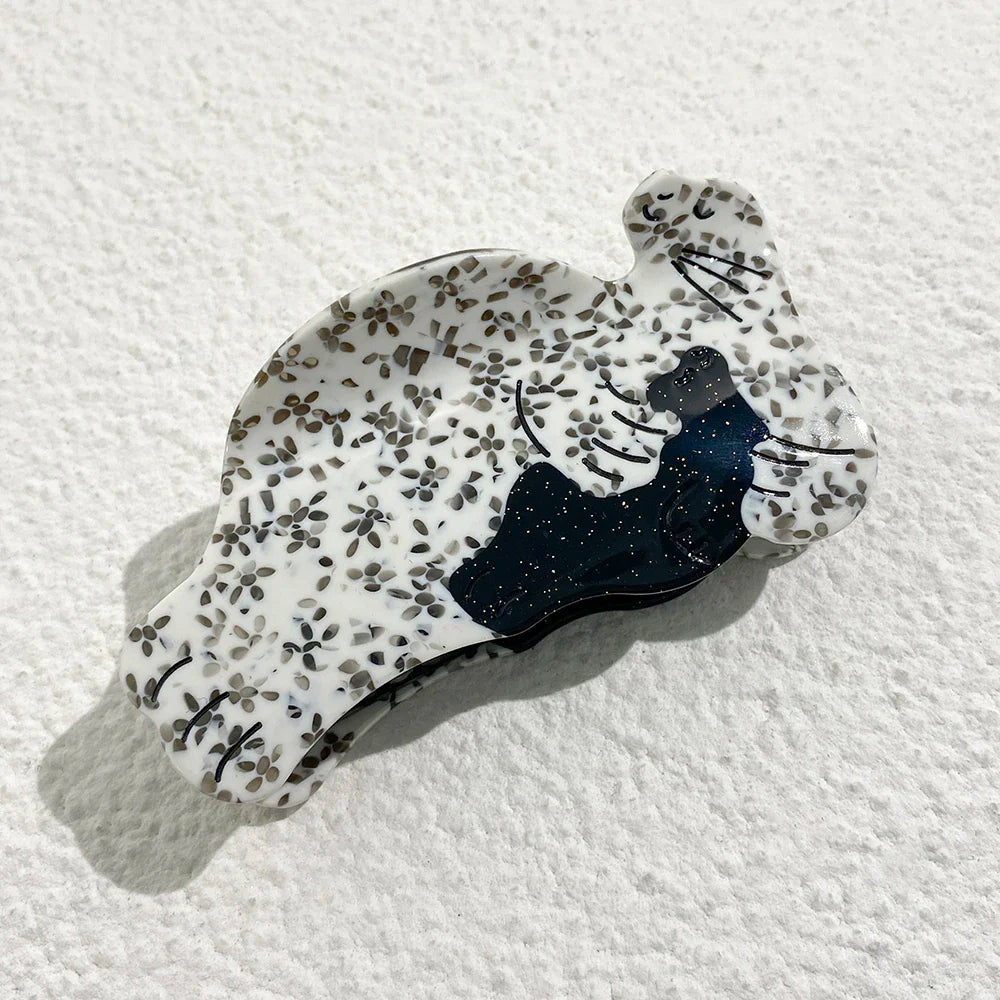 Creative Funny Acetate Tortoise Sturgeon Fish Shark Hairpin Oversize Marine Animal Barrettes Thick Hair Clip Claw Accessories