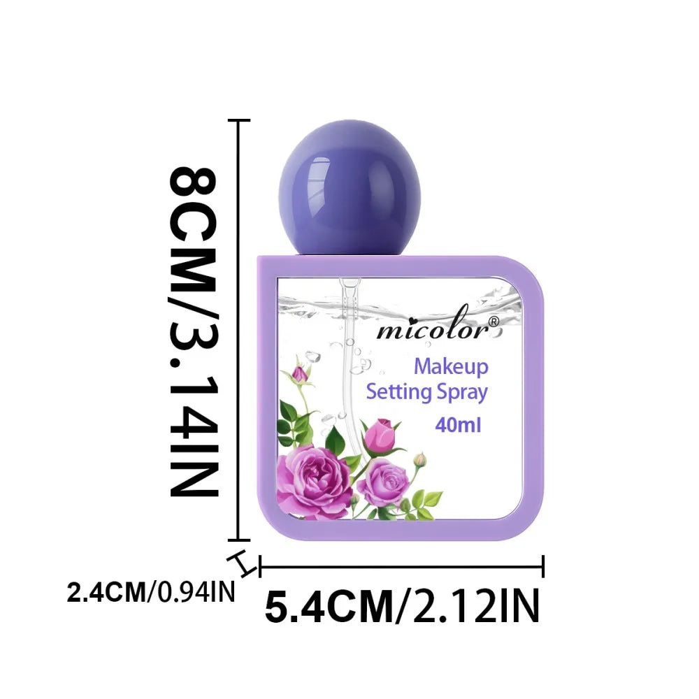 Flower Hydrating Moisturizing Setting Spray Long-lasting RefreshingPrimer Portable Matte Makeup Spray Valentine's Day gift