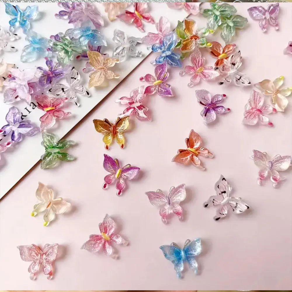 50Pcs Cute Insect Ladybug Nail Charms 3D Resin Ladybugs Nail Art Rhinestones 8*10mm Summer Manicure Decoration Ladybug DIY FT5*