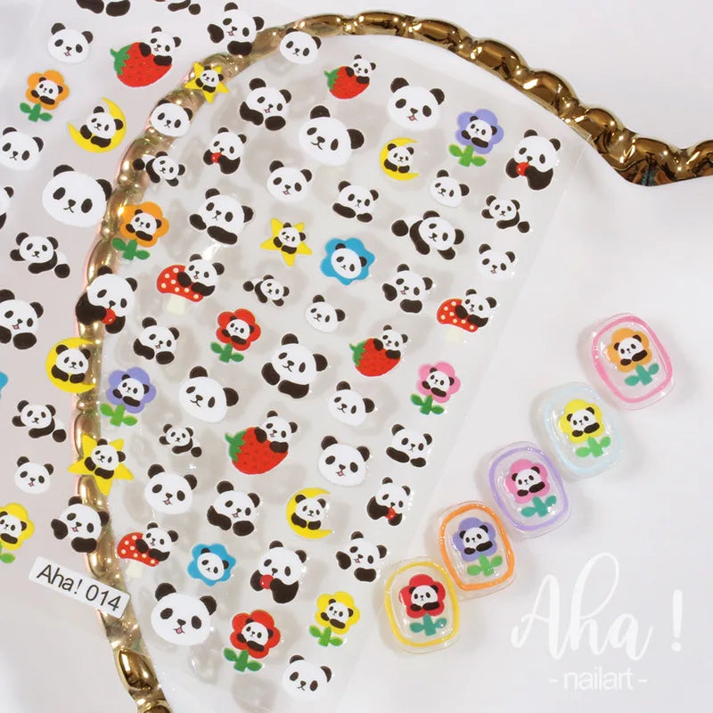 1Pcs Star/Moon/Cross Nail Art Stickers Gold/Silver Holographic Star Nail Decals Self-Adhesive 3D Manicure Decor