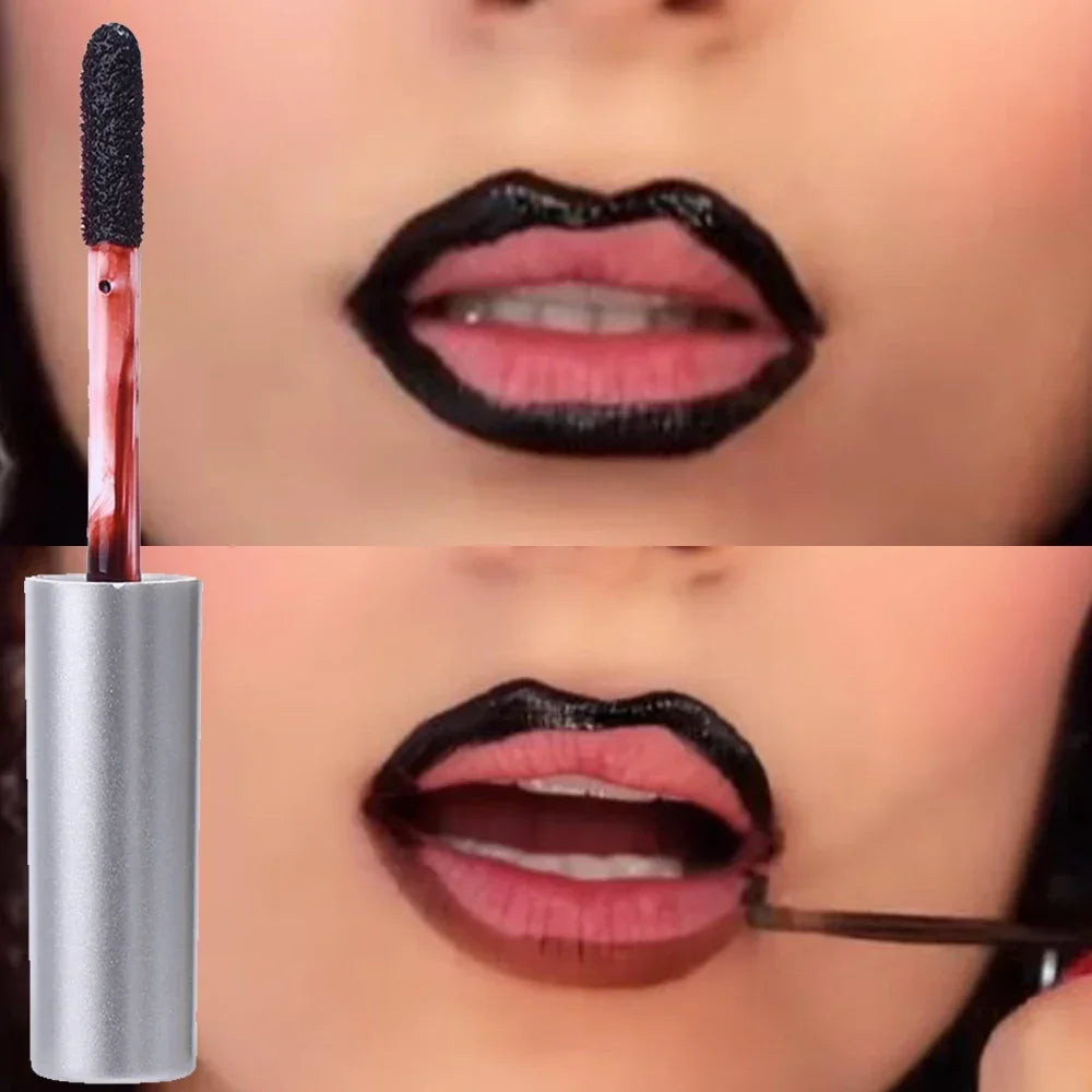 Waterproof Lip Liner Peel Off Tattoo Lipgloss Waterproof Long Lasting Matte Lip Tint Brown Contour Tear-off Lips Stain Cosmetic