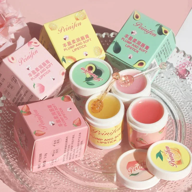 Korea Lip Sleeping Mask Colorless Makeup Lip Balm Fruit Essence Nutrious Lips Care Cream Moisturizing Lipstick Primer Cosmetic