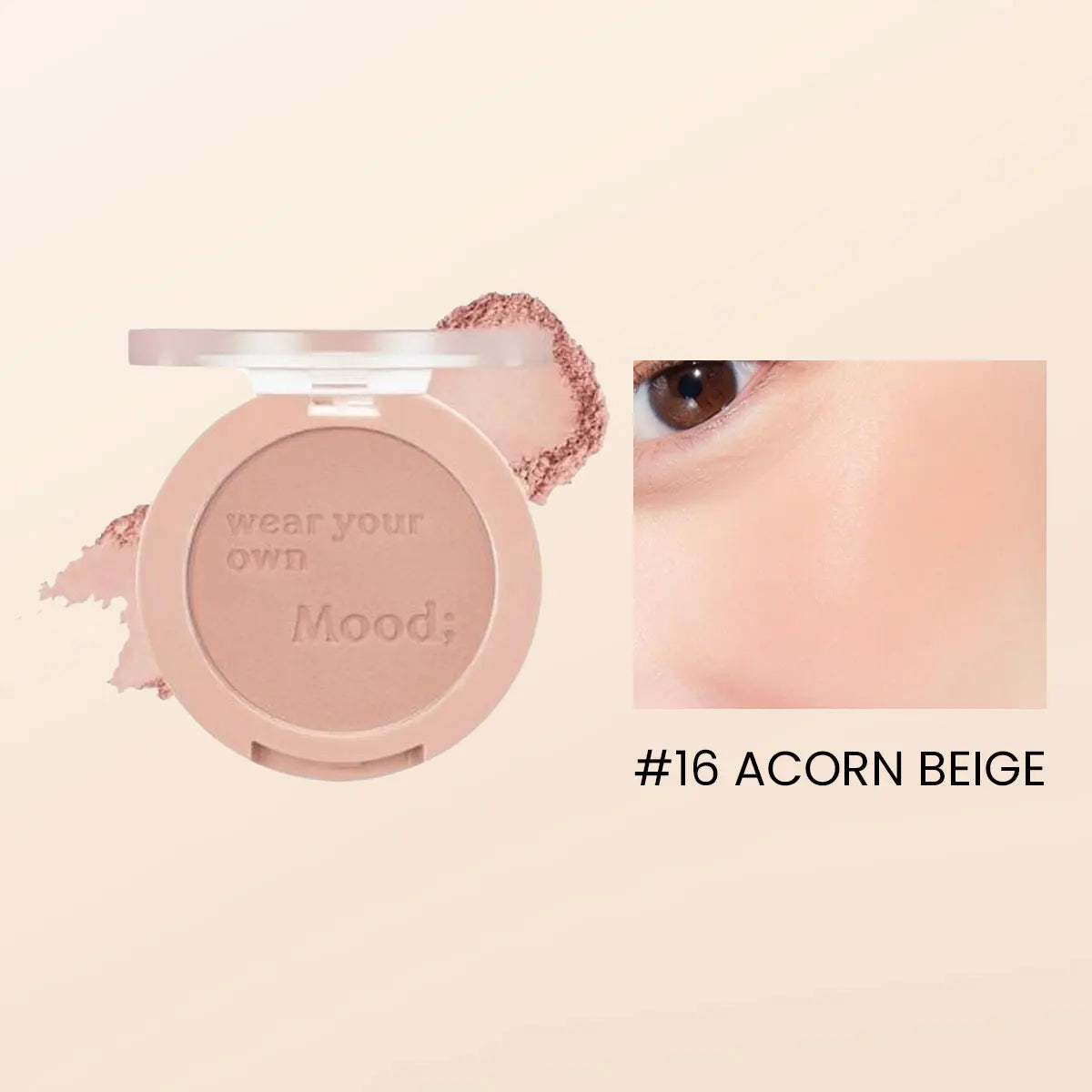 PERIPERA PURE BLUSHED SUNSHINE CHEEK,Silky Powder Blush,Natural Healthy Glow,Soft-Focus Matte Finish,K-Beauty,Korean Makeup