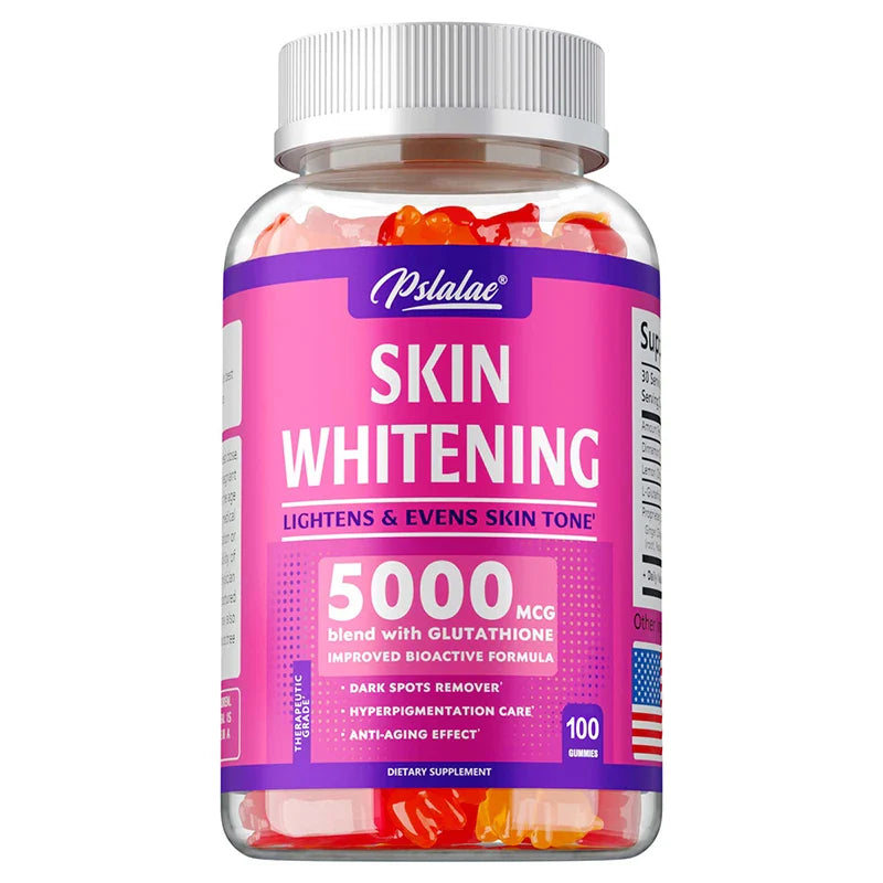Skin Whitening Gummies - Brighten Skin Tone, Whiten and Anti-aging, Anti-oxidation, Enhance Immunity