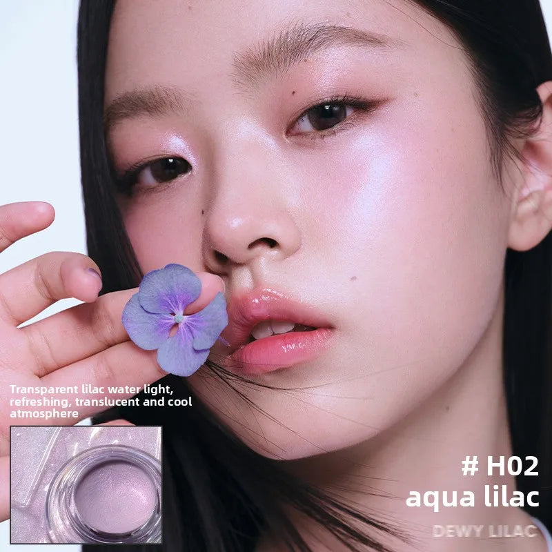 Judydoll Waterlight Highlighter Stick, Liquid Glow Face Highlighter for Cheekbones & Body, Creamy Balm for Dewy Glass Skin,
