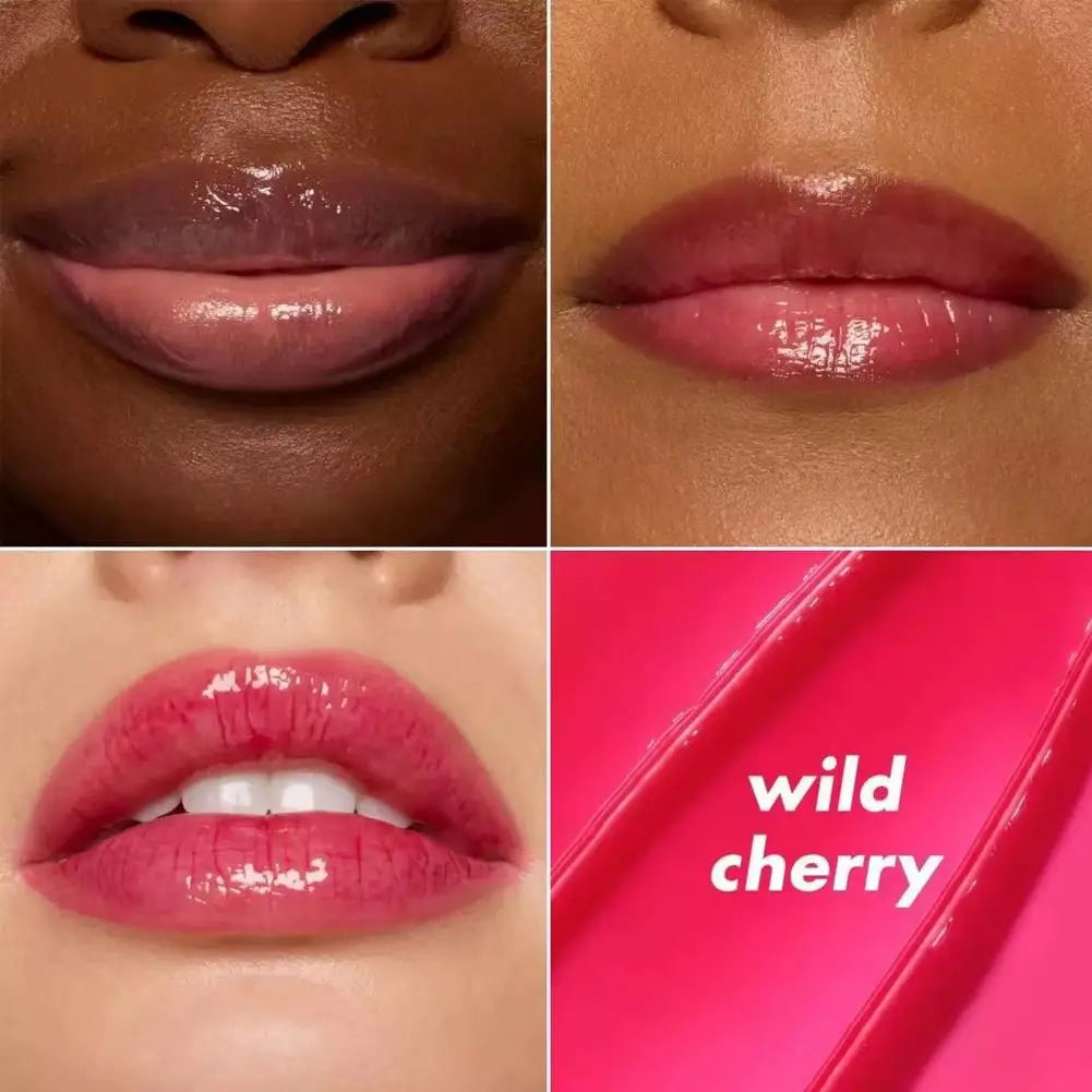 ELF Colorful Lip Gloss Multicolor Lip Gloss Oil Hydrating Tinted Lip Balm Plump Moisturizing Lip Glaze Essence Gel Oil Makeup