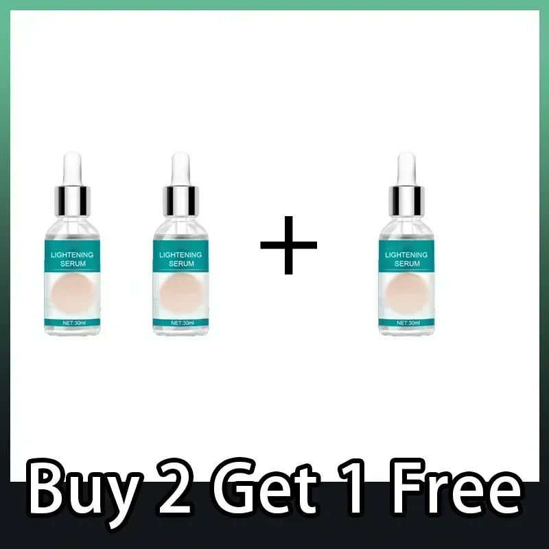 Skin Whitening Serum Private Parts Underarm Bleaching Serum Whiten Butt Knee Brighten Inner Thigh Arm Body Remove Dark Melanin